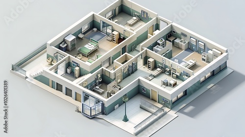 Fototapeta Naklejka Na Ścianę i Meble -  3d town