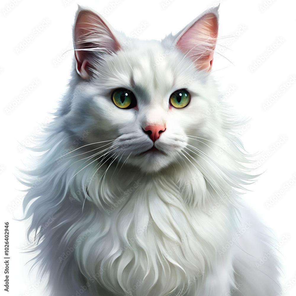 white persian cat white persian cat