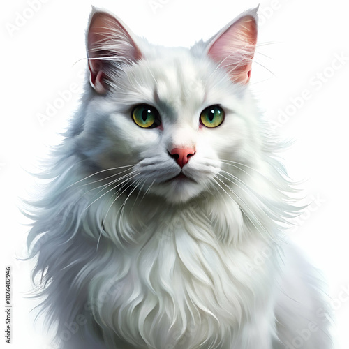 white persian cat