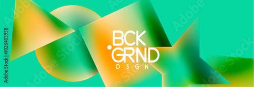 Fluid color geometric shapes abstract background. Vector Illustration For Wallpaper, Banner, Background, Card, Book Illustration, landing page