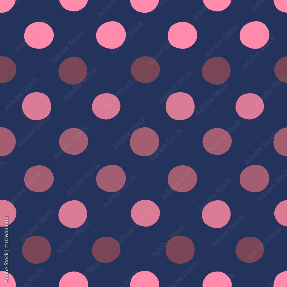 Seamless pattern with polka dots Seamless pattern with polka dots