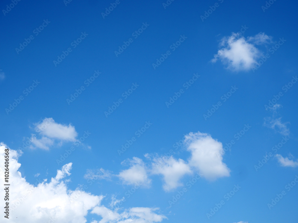 Blue sky with clouds background. It's beautiful and natural. Blue sky with clouds background. It's beautiful and natural.