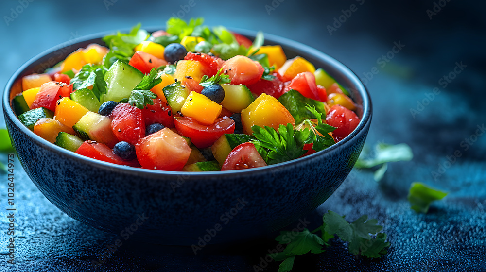 A Cozy Bowl Overflowing with Assorted Delicious Food Carefully Balanced on a Smooth Ramp A Cozy Bowl Overflowing with Assorted Delicious Food Carefully Balanced on a Smooth Ramp