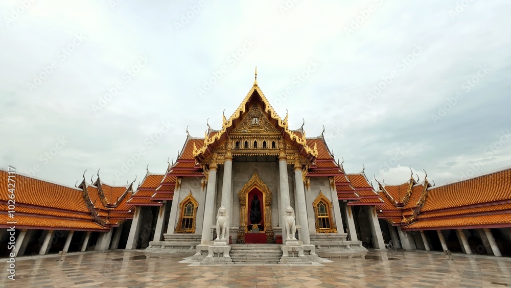 Wat Benchamabophit Dusitwanaram or marble temple, it is one of Bangkok's best-known temples and a major tourist attraction.