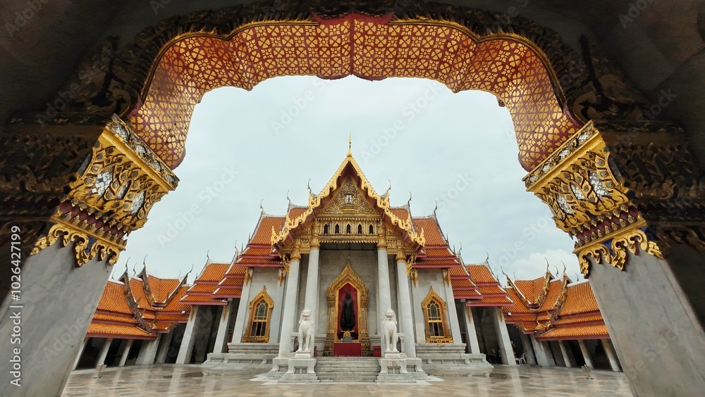 Wat Benchamabophit Dusitwanaram or marble temple, it is one of Bangkok's best-known temples and a major tourist attraction.