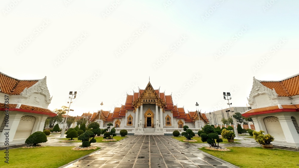 Wat Benchamabophit Dusitwanaram or marble temple, it is one of Bangkok's best-known temples and a major tourist attraction.