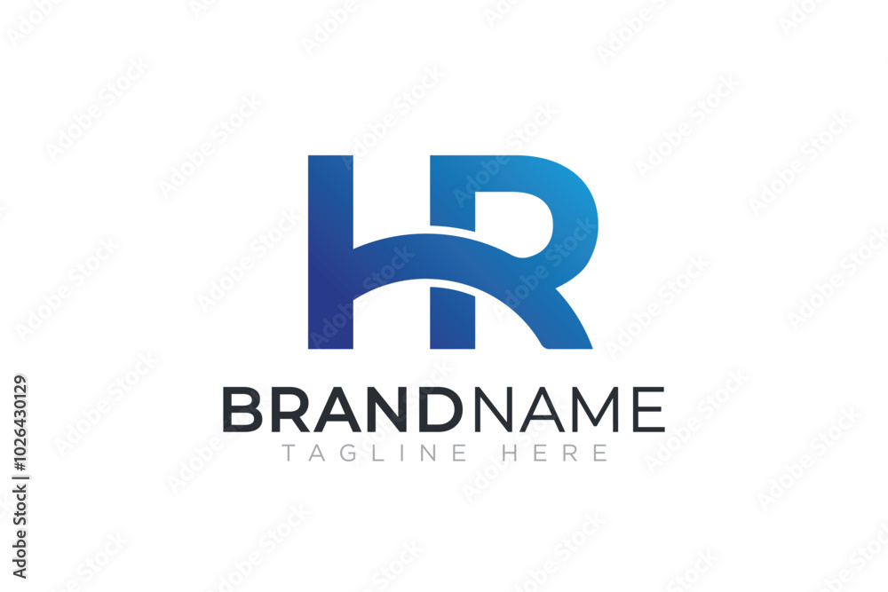 HR letter hr logo icon HR letter hr logo icon