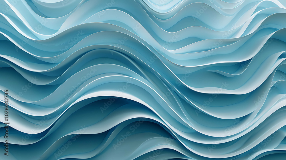 Obraz premium abstract blue wawe background