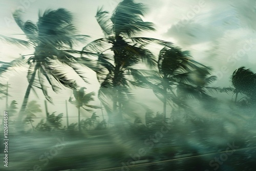 hurricane in the tropics photo