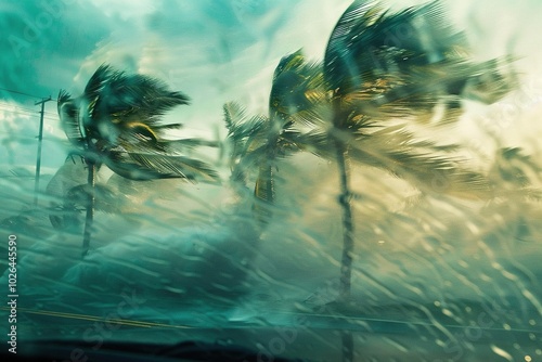 hurricane in the tropics photo