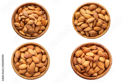 set of nuts in a bowl png