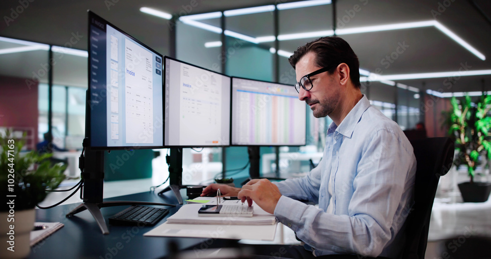 Digital Electronic Bill And Accountant E Invoice