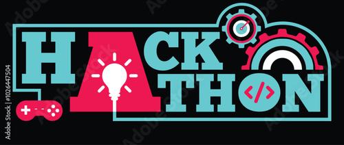 Hackathon or Information Technology Idea Competition or Coding Competition Logo