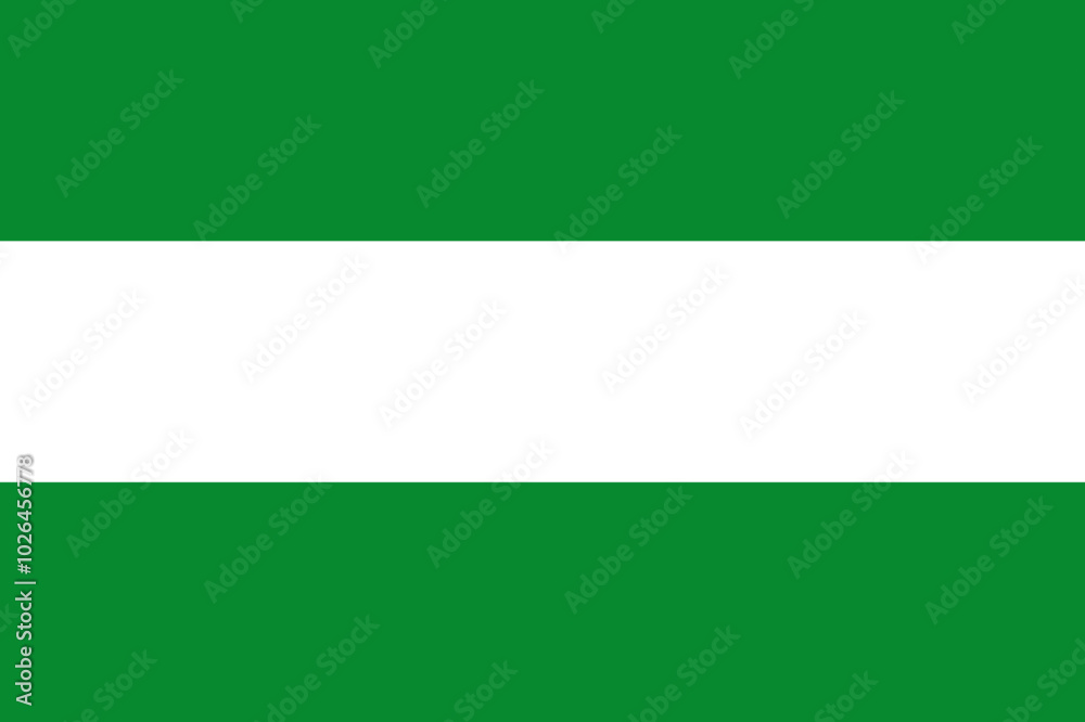 Flag of Cesar Department (Republic of Colombia, South America)