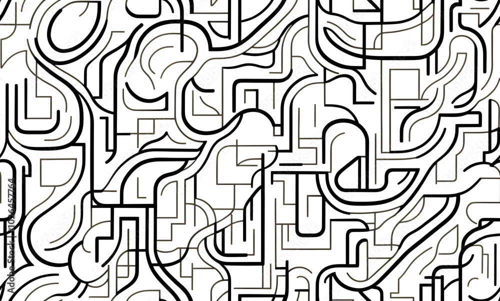Abstract seamless geometric pattern. Abstract seamless geometric pattern.