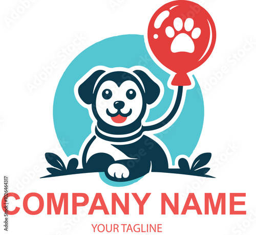 vector pet logo design 