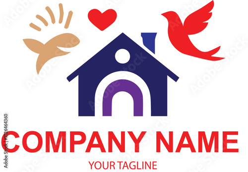vector pet logo design 