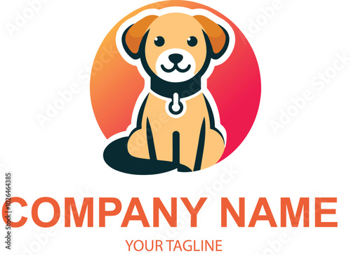 vector pet logo design 
