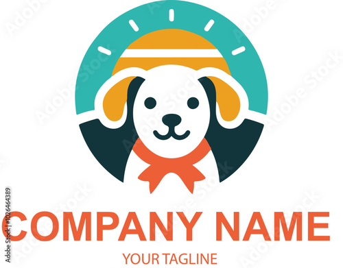 vector pet logo design 
