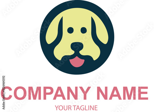 vector pet logo design 