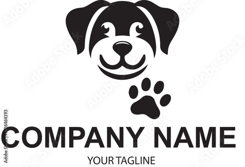 vector pet logo design 