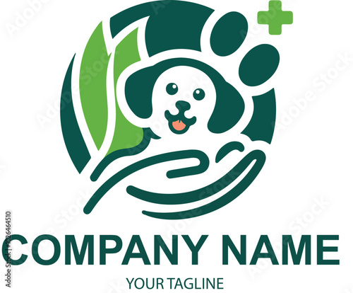vector pet logo design 
