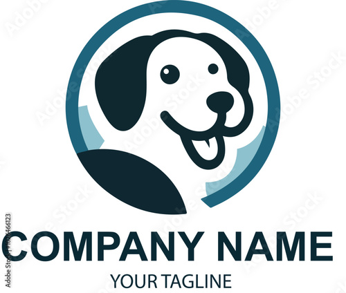 vector pet logo design 