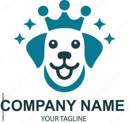 vector pet logo design 