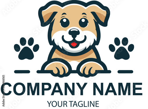 vector pet logo design 