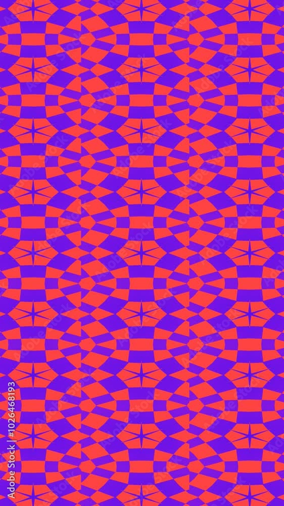 Red and purple star seamless pattern video animation background for vertical videos Red and purple star seamless pattern video animation background for vertical videos