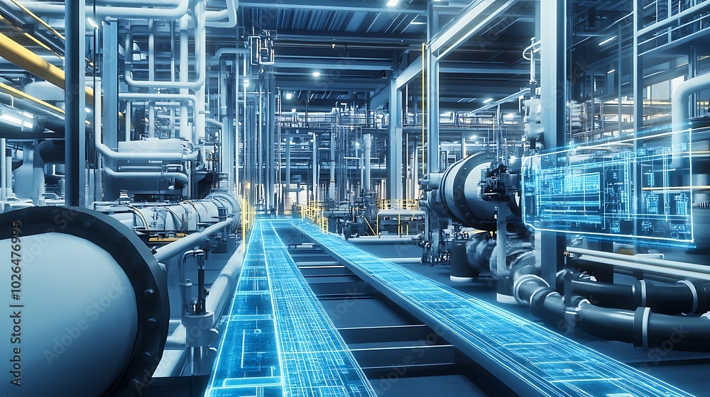 Digital Twins Concept for Industrial Processes Visualization