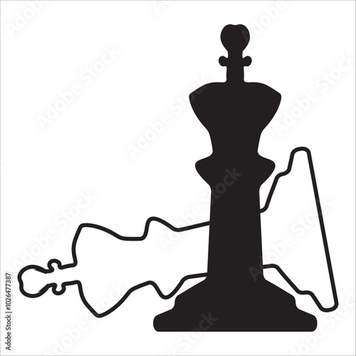 chess pawn on a chessboard