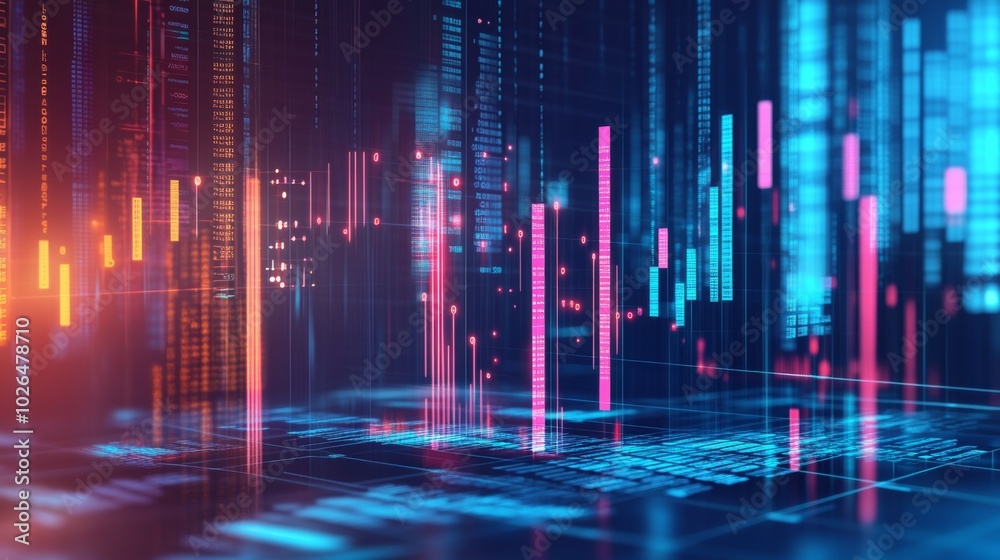 Colorful Data Visualization with Graph Elements Colorful Data Visualization with Graph Elements