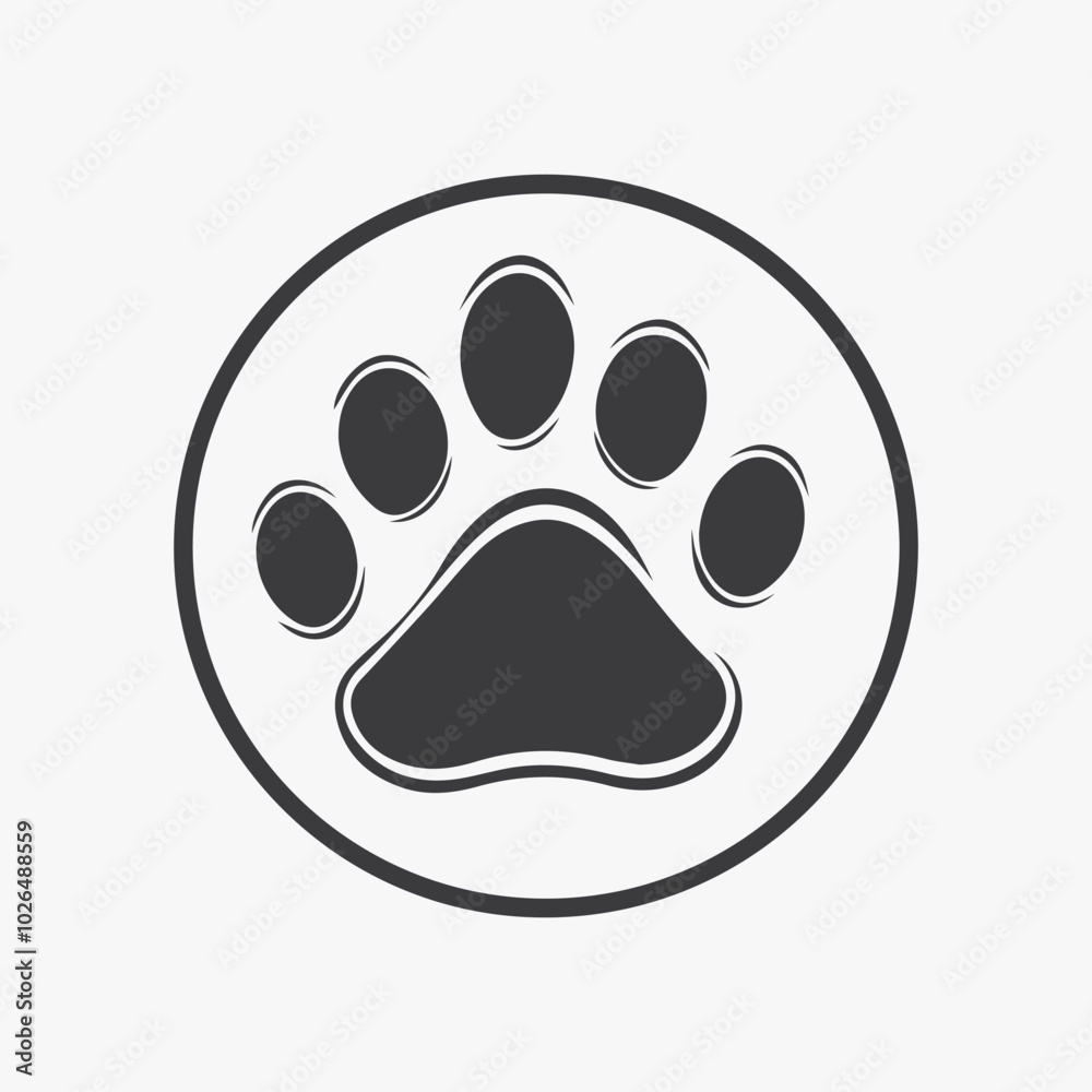 Black and white sketch of animal footprint vector illustration . Paw print of dog, cat, puppy pet footprint set. Black and white sketch of animal footprint vector illustration . Paw print of dog, cat, puppy pet footprint set.