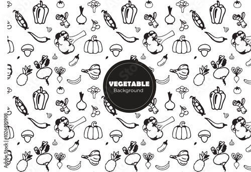Seamless pattern with healthy eating and diet meal. Fruits, vegetables and proteins for proper nutrition.
