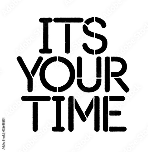 its your time lettering