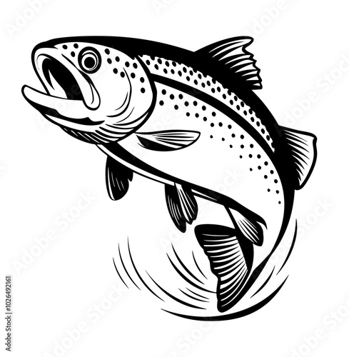 fish isolated on white background