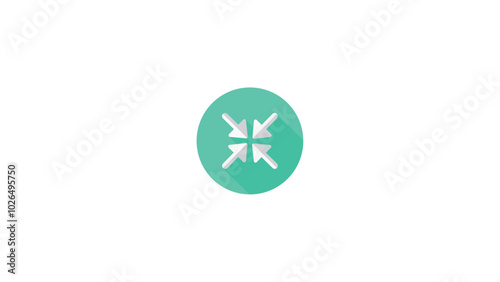 full screen flat icon isolated on a white background