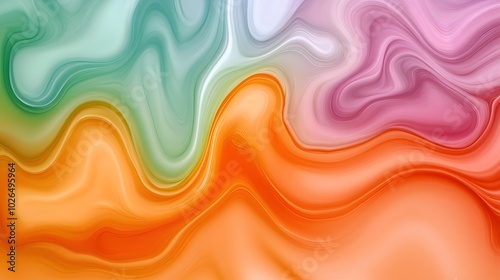 Vibrant Abstract Digital Art with Immersive Fire Wall Patterns - Creative Expression in Colorful Visual Exploration