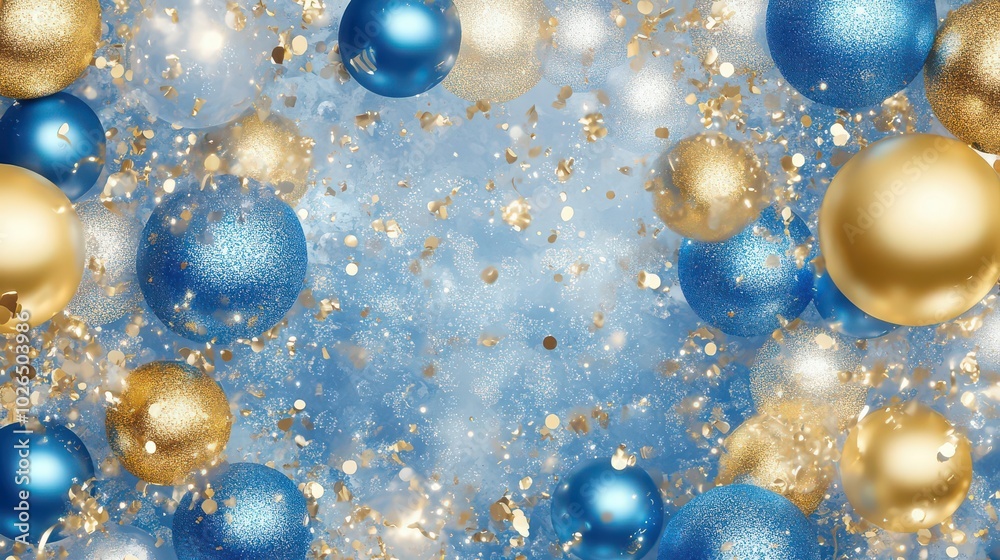 Festive Celebration Background with Colorful Balloons Festive Celebration Background with Colorful Balloons