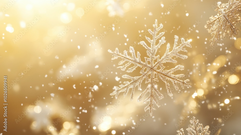The Beautiful Winter Snowflake The Beautiful Winter Snowflake