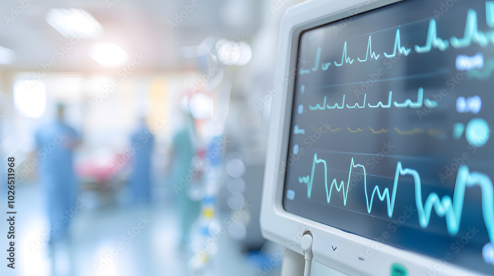 Heartbeat Monitor in Operating Room – Vital Signs Monitoring During Surgery Heartbeat Monitor in Operating Room – Vital Signs Monitoring During Surgery