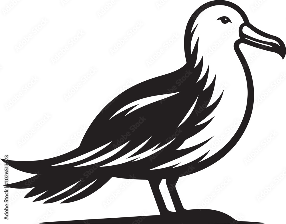 Fototapeta premium Seabird vector illustration design