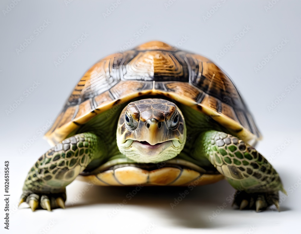 Obraz premium AI generated turtle on a white background