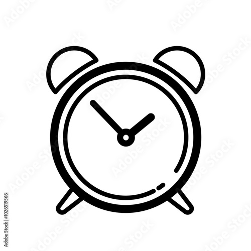 alarm clock , time - vector icon