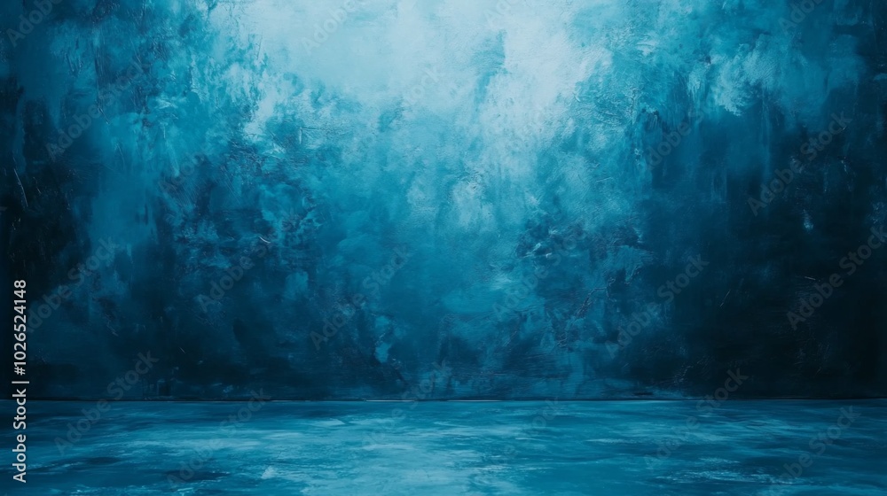Abstract Blue Background for Studio Room Presentation, Ideal for Showcasing Products. Abstract Blue Background for Studio Room Presentation, Ideal for Showcasing Products.