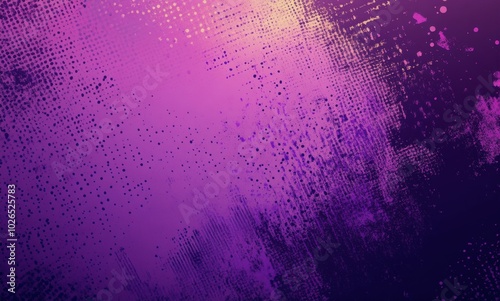 Vibrant abstract design featuring purple and pink dots with a textured feel