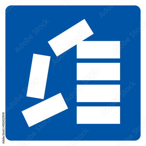 Stack Correctly Symbol Sign, Vector Illustration, Isolate On White Background Label .EPS10