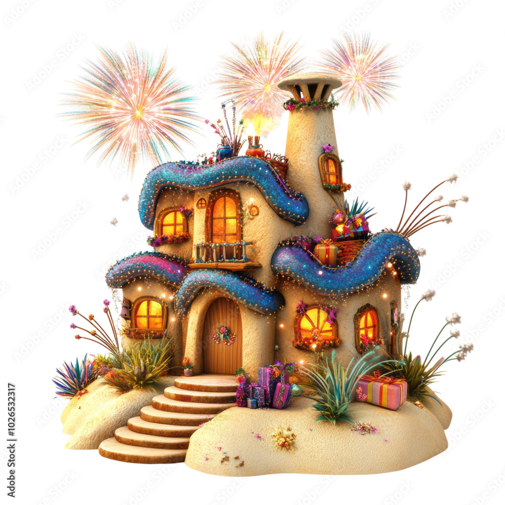 New Years Desert Oasis Festive Home with Fireworks New Years Desert Oasis Festive Home with Fireworks
