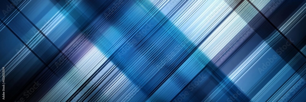 Blue background with a diagonal plaid pattern vector presentation template for business and technology themes. Blue background with a diagonal plaid pattern vector presentation template for business and technology themes.